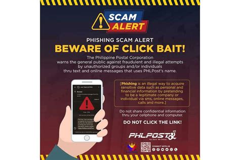 PHLPost Warns Public Vs Scam Messages Online .